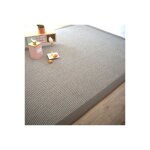 Décoweb - tapis tissé plat - lombok silver - ganse coton taupe - 160 x 230 cm Décoweb - tapis tissé plat - lombok silver - ganse coton taupe - 160 x 230 cm