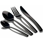 Deep black m�nag�re noir 24 - piece acier inox. finition polie, set de couverts 6 personnes noir - berlinger ...
