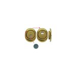 Defender magn�tique mag monolith laiton pvd pour cylindre europ�en h 18 - mm. 88x68x18h. (mrm29b - 20d1a2) ...