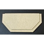 Kaminxpert - d�flecteur a pour po�les � chemin�e usedom 5 de justus - vermiculite - dimensions d'encastrement ...