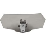 Dflecteur de vent de pare - brise de moto rglable  flux d'air universel (noir)