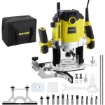 D�fonceuse � bois 1800w 10000 - 26000rpm avec sac en toile dewinner, d�fonceuse affleureuse �lectrique ...