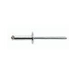 Degometal - 100 rivets aveugles �clat�s alu / acier t�te large 4. 8x25 - 130 248 251