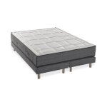 Les tendances - deko dream ensemble matelas + sommiers 180x200 - mousse memoire - 28cm - 5 zones - ferme ...