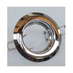 Deko - light - spot encastr� � 83mm fixe finition chrome pour lampe mr16 gu5. 3 50w max 12v (non incl) ...