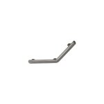 Barre d'appui coude  135 - 220 x 220mm siege de douche : anthracite mtallis