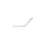 Barre d'appui coudée à 135° - 220 x 220mm siege de douche : blanc mat Barre d'appui coudée à 135° - 220 x 220mm siege de douche : blanc mat