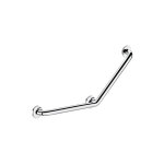 Delabie - barre d'appui coud�e 135� � 32 400x400 mm inox 304 poli brillant