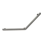 Barre d'appui coudée à 135° - 400 x 400mm siege de douche : anthracite métallisé Barre d'appui coudée à 135° - 400 x 400mm siege de douche : anthracite métallisé