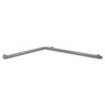 Delabie - barre coudée d'angle 2 murs siege de douche : anthracite métallisé Delabie - barre coudée d'angle 2 murs siege de douche : anthracite métallisé