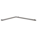 Delabie - barre coudée d'angle 2 murs siege de douche : blanc mat Delabie - barre coudée d'angle 2 murs siege de douche : blanc mat