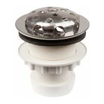 Delabie - bonde � grille inox amovible