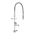 Delabie - dispositif de pr�lavage avec m�langeur avec robinet de puisage � bec