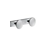 Delabie - porte - v�tement 2 t�tes inox poli brillant : r�f. 302