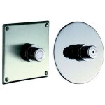 Delabie - robinet d'urinoir tempostop temporis� 7 sec encastr� rosace inox diam 130 mm