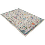 Tapis coloré pour salon ethnique rectangle berbère athlone multicolore 133x190 Tapis coloré pour salon ethnique rectangle berbère athlone multicolore 133x190