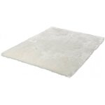 Tapis en peau de mouton synth�tique shaggy berenike ivoire 120x170