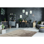Deladeco - tapis en polyester moelleux calypso taupe 60x110 Deladeco - tapis en polyester moelleux calypso taupe 60x110