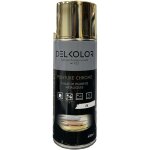 Delkolor - peinture en aérosol effet chromé - 400ml couleur: or Delkolor - peinture en aérosol effet chromé - 400ml couleur: or