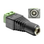 Delock 65421 dc adaptateur [1x dc femelle 5. 5 mm - 1x c�ble � 2 fils] noir 0. 00 m c670281