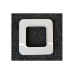 Delta dore - plaque de finition couleur creme pour thermostat tybox serie 5000