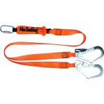 Delta plus - longe 2 sangles absorbeur d'�nergie acier, polyester 2mx2m orange