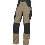 Pantalon de travail delta plus mach spirit 60% coton / 40% polyester 270 g / m beige - noir - m5pa2bn ...