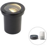 Delux - led spot encastrable de sol - 1 lumi�re - � 13 cm - noir - moderne - �clairage ext�rieur - qazqa ...