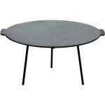 Dema - plaque de cuisson ronde - plancha en fonte 'toledo' - barbecue camping