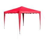 Dema - tonnelle pliante / pavillon pliable 3x3 m couleur rouge