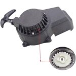 D�marreur en aluminium p�dales de d�marrage et pi�ces noir facile � tirer � rivet remplacement pour 47cc ...