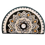 Demi - cercle paillasson, style nordique tapis d'entr�e tapis ultra absorbant bienvenue tapis antid�rapant ...