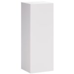 Demi colonne salle de bain oster 80 cm blanc mat 1 porte suspendue