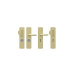 Demi - ensemble ext�rieur pour coffre s�rie 73 - bricard champagne champagne standard