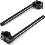 Demi guidon motos, pour moto universelle r�guli�re, noir, 35 mm