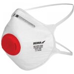 Demi - masque dedra ffp2 avec valve - protection respiratoire, 2 pièces Demi - masque dedra ffp2 avec valve - protection respiratoire, 2 pièces