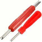 Demonte obus valve extracteur de valve 2 c�t�s, 2pc pour r�paration de pneus de voiture, r�soudre facilement ...