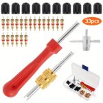 Demonte obus valve kit d'outils rparation dmonte obus de valve double et  une tte + 1 outil de valve ...