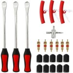 D�monte pneu 23 costumes, 3 leviers de pneus, 3 pi�ces de protection de jante de roue kit d'outils 10 ...