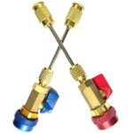 D�monte remonte obus valve climatisation automobile, valve schrader sous pression: hp et bp, hvac, cvc ...