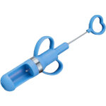 D�noyauteur en forme de c?ur ? bleu ? coupe - jujube et outil de d�noyautage ? taille unique