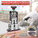 Denudeuse de cable electrique manuelle, machine a denuder le cuivre les fils avec un diam�tre de d�nudage ...