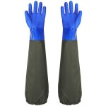 Dpolie tanche gants allongs en caoutchouc - 27pouces, doublure floquante, poignets lastiques - pour ...
