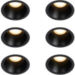 Dept - spot encastrable - 6 pièces - ø 6. 5 cm - noir - moderne - éclairage extérieur - salon i chambre ... Dept - spot encastrable - 6 pièces - ø 6. 5 cm - noir - moderne - éclairage extérieur - salon i chambre ...