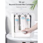 Depuragua - 4 filtres + 2 membranes 250 gpd osmose inverse snow burg
