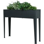 Der holzwurm - lit sur�lev� en m�tal, hauteur 80 cm lit sur�lev� balcon �troit, bac � fleurs avec pieds ...