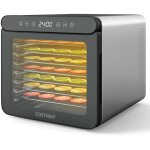 Deshydrateur alimentaire 600 w 7 plateaux en acier inoxydable minuterie 24 h