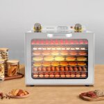 D�shydrateur alimentaire pour fruits, l�gumes, viande, herbes et collations 400 w avec 8 �tag�res en ...