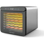 D�shydrateur alimentaire s�choir � 7 plateaux en acier inoxydable avec minuterie de 1 - 24h et temp�rature ...