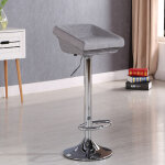 Designetsamaison - tabouret de bar design gris - udine